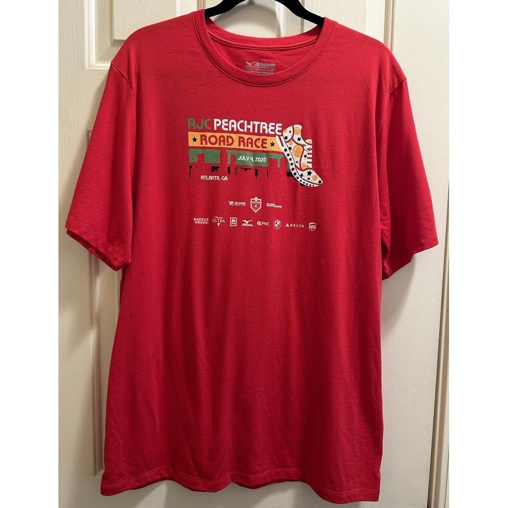 2020 AJC‎ Peachtree Road Race Shirt Mizuno T-Shirt Adult Large